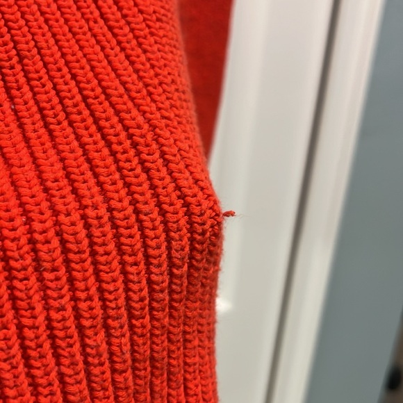 LOFT Red Knit Sleeveless Top - Picture 2 of 5